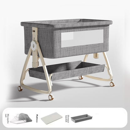 Multi-Functional Folding Baby Crib with Mosquito Net