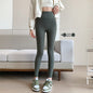 High-Waisted Brushed Yoga Pants with Tummy Control