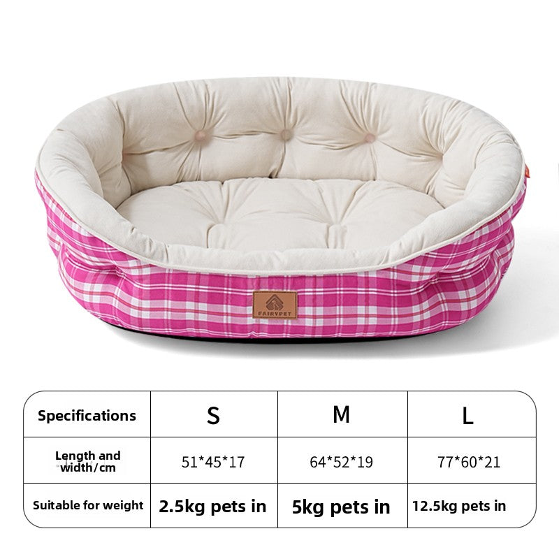 All Seasons Plush Dog Bed with Cooling Pad Option Armaan Enterprises