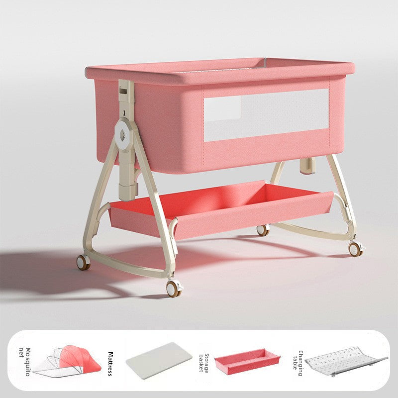 Multi-Functional Folding Baby Crib with Mosquito Net