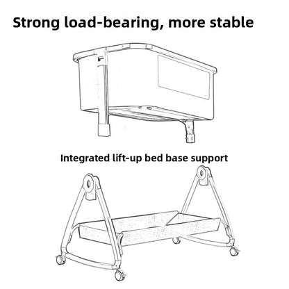 Multi-Functional Folding Baby Crib with Mosquito Net
