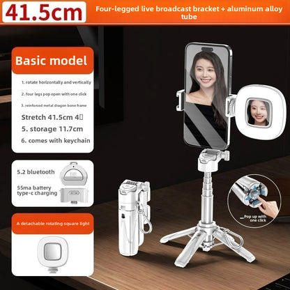 Magnetic Bluetooth Selfie Stick with Fill Light Armaan Enterprises