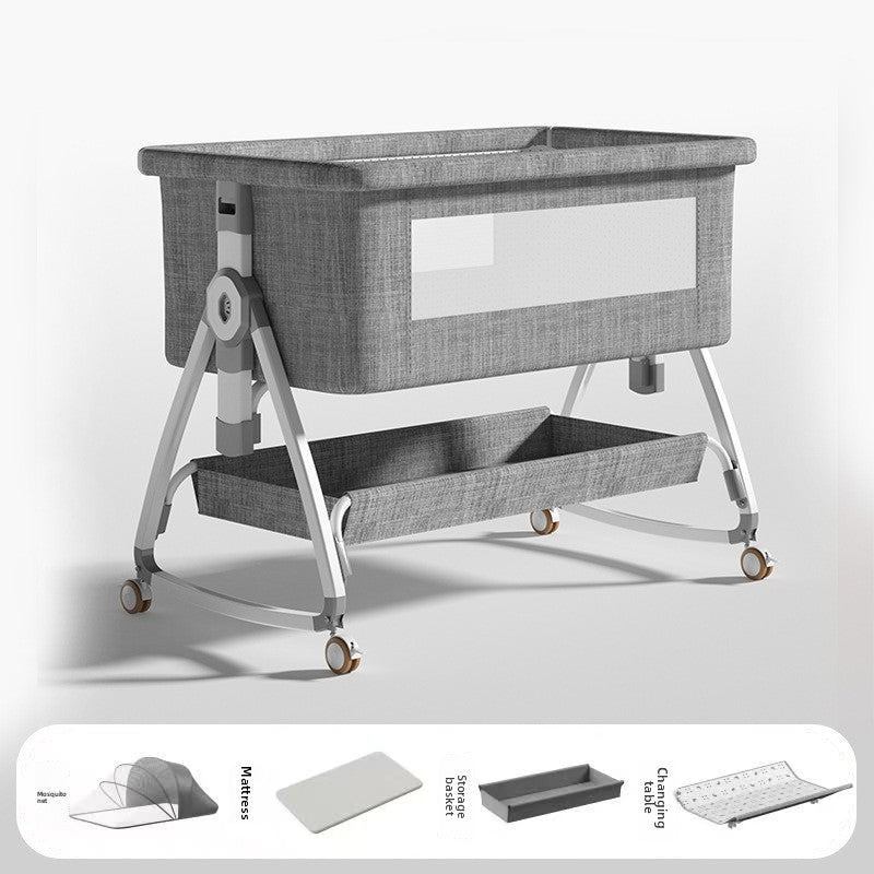 Multi-Functional Folding Baby Crib with Mosquito Net