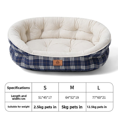 All Seasons Plush Dog Bed with Cooling Pad Option Armaan Enterprises