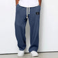 Mens Waffle Drawstring Casual Pants