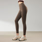 High-Waisted Brushed Yoga Pants with Tummy Control