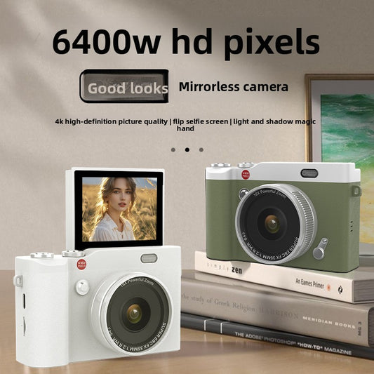 Personalized New Student Camera Retro Ccd High-Definition Flip-Screen Entry-Level Slr Camera 4K High-Pixel Dual Camera Armaan Enterprises
