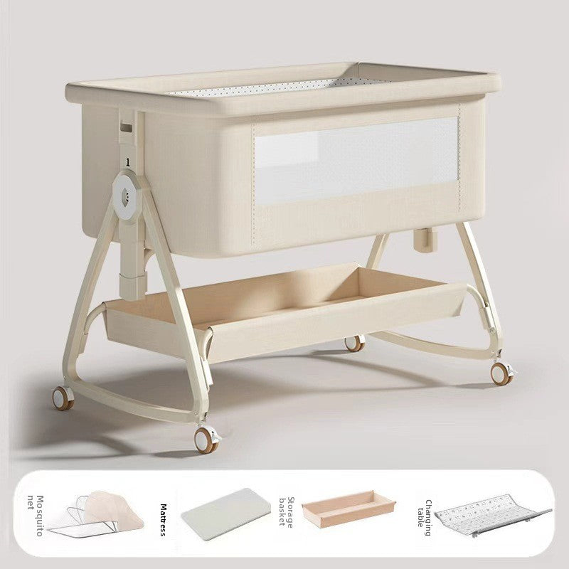 Multi-Functional Folding Baby Crib with Mosquito Net
