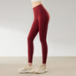 High-Waisted Brushed Yoga Pants with Tummy Control