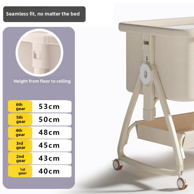 Multi-Functional Folding Baby Crib with Mosquito Net