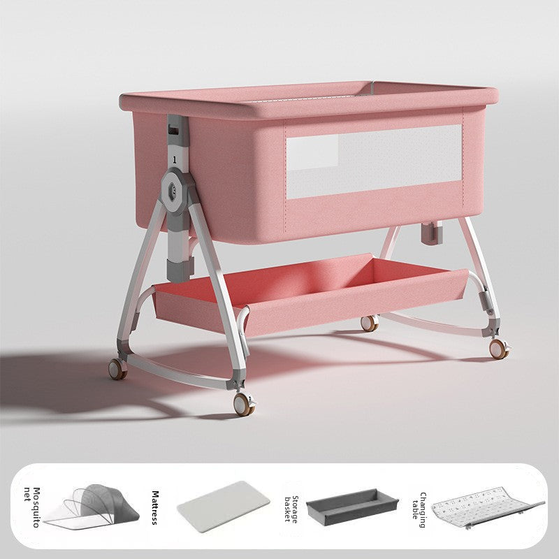 Multi-Functional Folding Baby Crib with Mosquito Net