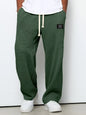 Mens Waffle Drawstring Casual Pants