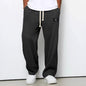 Mens Waffle Drawstring Casual Pants
