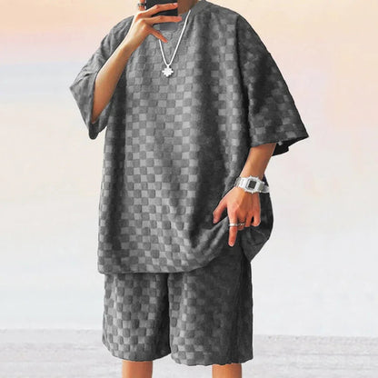 Men Leisure Oversized Two-piece shorts Set Armaan Enterprises