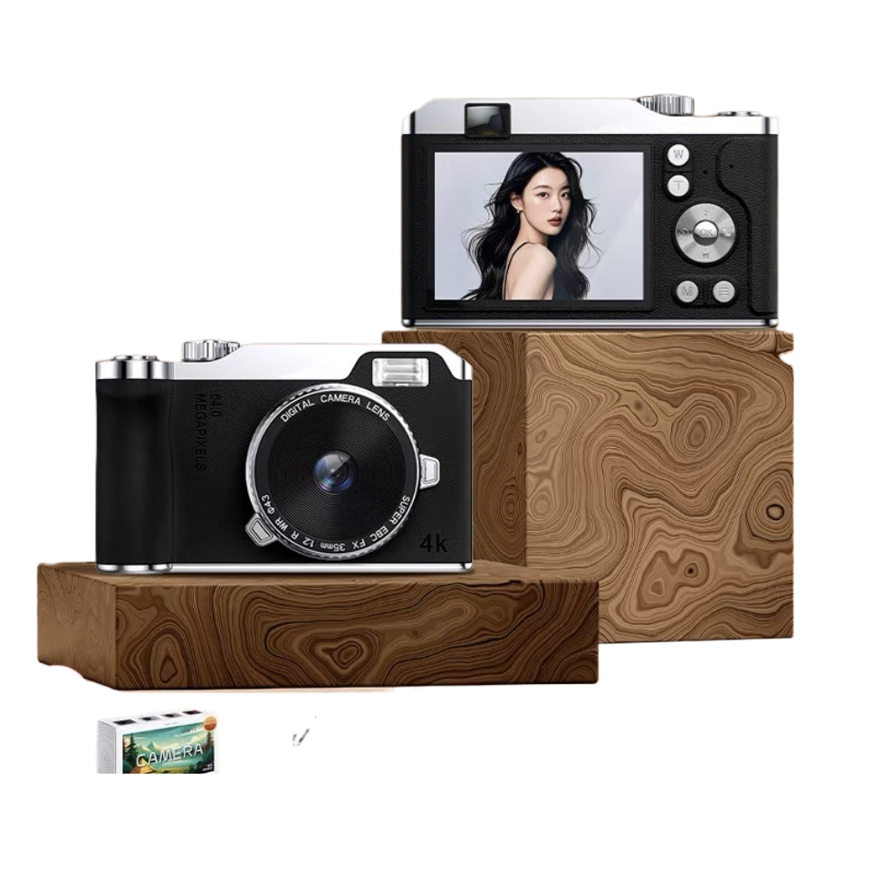 Personalized New Student Camera Retro Ccd High-Definition Flip-Screen Entry-Level Slr Camera 4K High-Pixel Dual Camera Armaan Enterprises