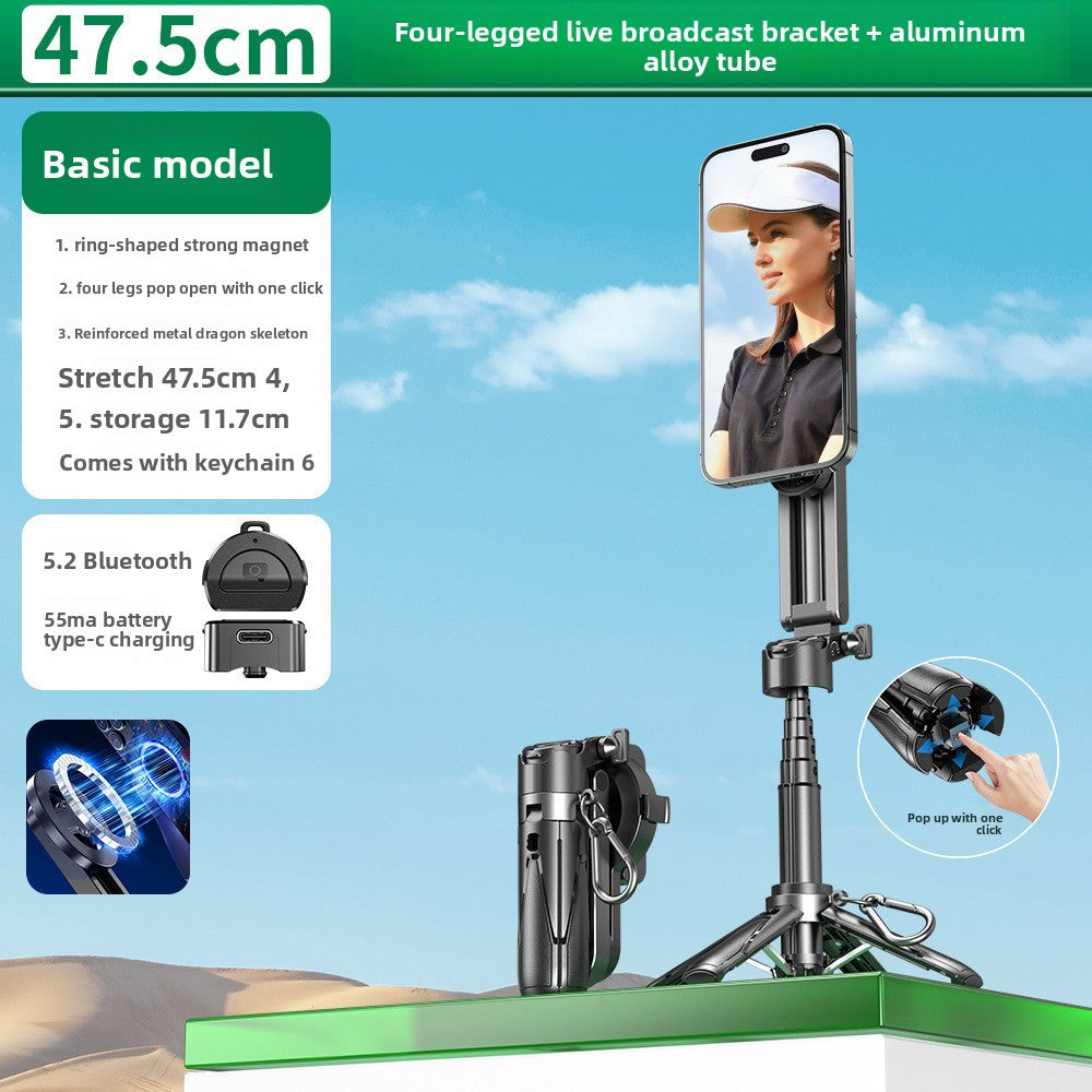Magnetic Bluetooth Selfie Stick with Fill Light Armaan Enterprises