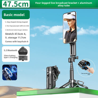 Magnetic Bluetooth Selfie Stick with Fill Light Armaan Enterprises