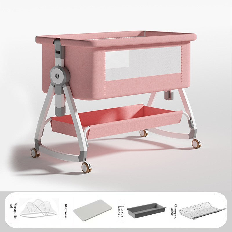 Multi-Functional Folding Baby Crib with Mosquito Net