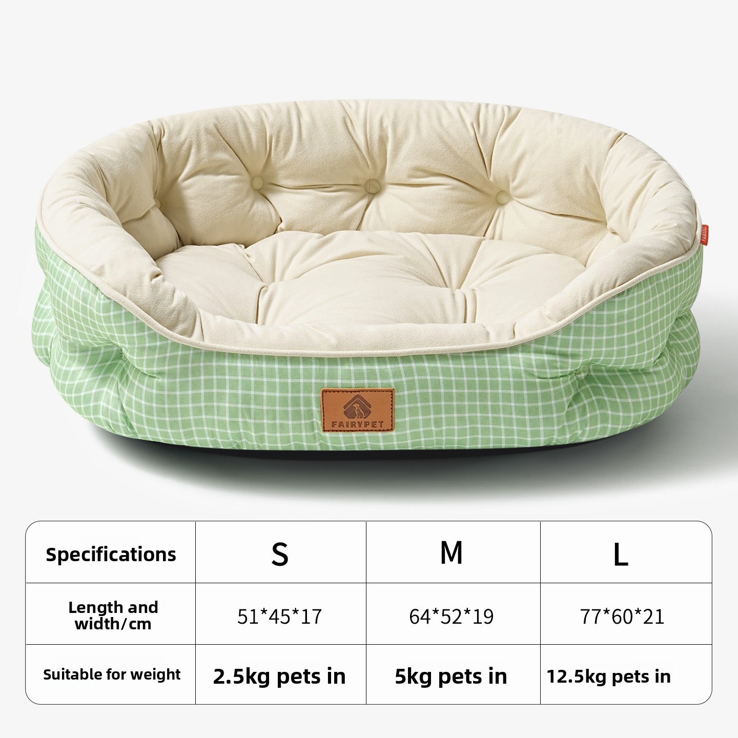 All Seasons Plush Dog Bed with Cooling Pad Option Armaan Enterprises