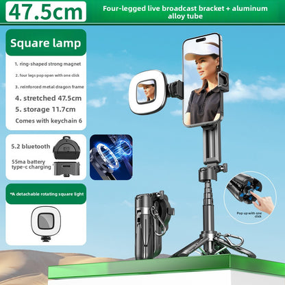 Magnetic Bluetooth Selfie Stick with Fill Light Armaan Enterprises